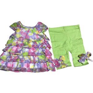 FIRST IMPRESSIONS 0-3‎ MOS BABY GIRL 2 PCS SET OUTFIT NEW WITH TAG